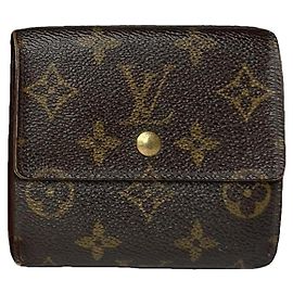 Louis Vuitton Koala Brown Leather Wallet Brown