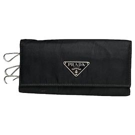 Sac en polyester noir Prada Noir