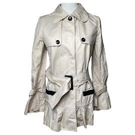 Trench coat de algodão bege D&G Bege