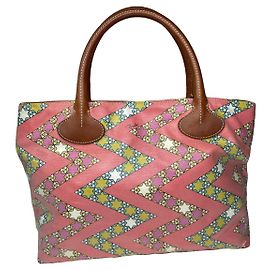 Emilio Pucci Red Leather Handbag Red