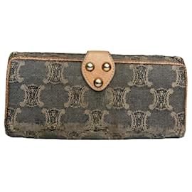 Céline-CELINE Wallets T.  Denim - Jeans-Blue