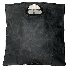 Bolsa de couro preta Vivienne Westwood Preto