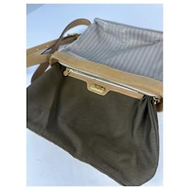 Fendi-Sacs à main FENDI T. Coton-Gris