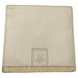Céline-CELINE Wallets T.  Leather-White