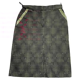 Fendi-FENDI Skirts T.International S Cotton-Brown