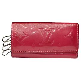 Louis Vuitton Lockme rote Lederbörse Rot