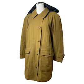 Burberry-BURBERRY Trench coats T.International L Wool-Khaki