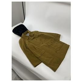 Burberry-BURBERRY Trench coats T.International L Wool-Khaki