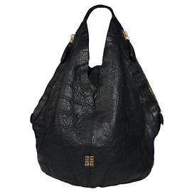 Givenchy Nightingale Black Leather Handbag Black