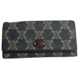 Céline-CELINE Wallets T.  Denim - Jeans-Blue
