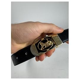 Céline-CELINE Belts T.cm 75 Leather-Black