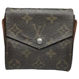Bolsa de couro marrom Louis Vuitton Flore Marrom