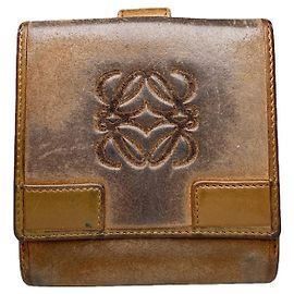 Bolsa de couro marrom Loewe Marrom