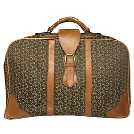 Céline Sac de voyage en cuir marron vintage Celine Triomphe Marron