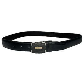 Cinturón de cuero negro Dior Negro