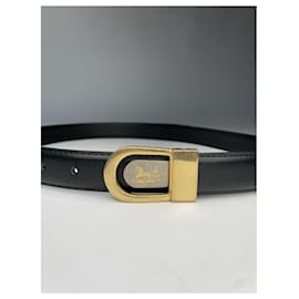 Céline-CELINE Belts T.cm 95 Leather-Black