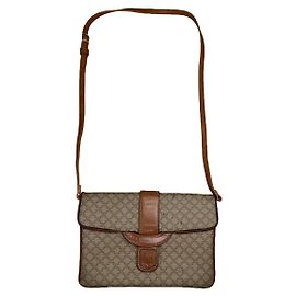 Céline Celine Triomphe Beiger Leinenhandtasche Beige