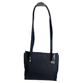 Loewe Midnight Black Polyester Handbag Black