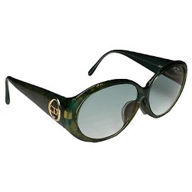 Gafas de sol de plástico verde Dior Verde