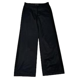 Fendi schwarze Polyesterhose Schwarz