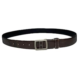 Yves Saint Laurent-YVES SAINT LAURENT Belts T.cm 85 Leather-Black