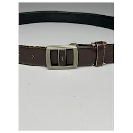 Yves Saint Laurent-YVES SAINT LAURENT Belts T.cm 85 Leather-Black