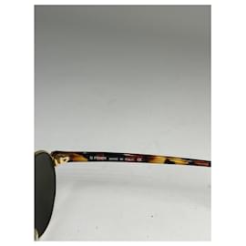 Fendi-FENDI Sunglasses T.  Metal-Brown