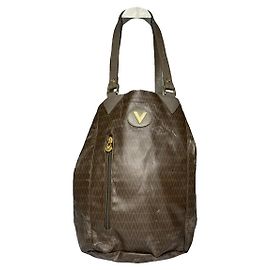 Autre Marque Bolsa de couro marrom MARIO VALENTINO Marrom