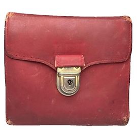 Sonia Rykiel Red Leather Wallet Red