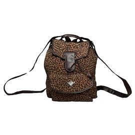 Sac à main en polyester marron Bottega Veneta Marron