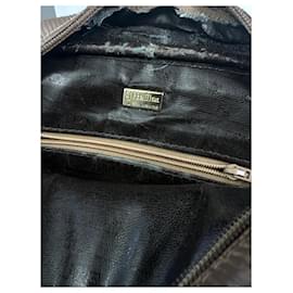Fendi-Sacs à main FENDI T. Cuir verni-Marron