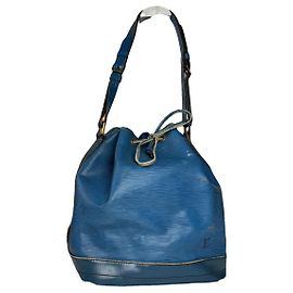 Louis Vuitton NéoNoé Blue Leather Handbag Blue