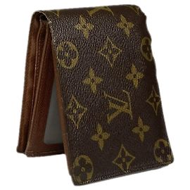 Bolsa de couro marrom Dauphine da Louis Vuitton Marrom