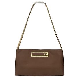 Bolso de mano de algodón marrón Givenchy Gem Castaño