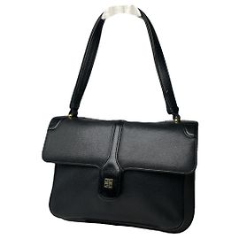 Givenchy 4G Black Leather Handbag Black