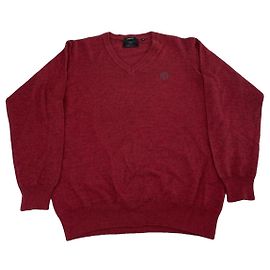 Autre Marque CARLO COLUCCI Roter Wollpullover & Sweatshirt Rot
