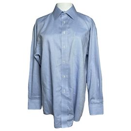 Courreges Courrèges blaue Baumwollhemd Blau