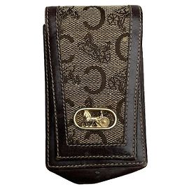 Céline Bolsa de couro marrom Celine Marrom