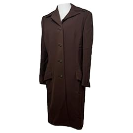 Gianni Versace-GIANNI VERSACE Trench coats T.International L Polyester-Brown