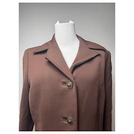Gianni Versace-GIANNI VERSACE Trench coats T.International L Polyester-Brown