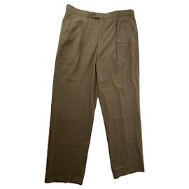 Ermenegildo Zegna Brown Wool Trouser Brown
