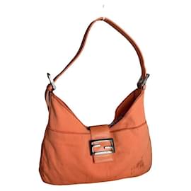 Fendi-Sacs à main FENDI T. Polyester-Orange