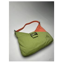 Fendi-Sacs à main FENDI T. Polyester-Orange