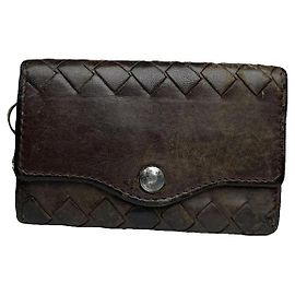 Bolsa de couro marrom Bottega Veneta Marrom