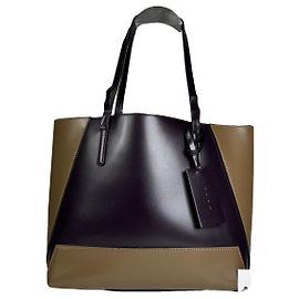 Sac à main en cuir violet Marni Violet