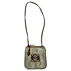 Bolsa de couro multicolorida Loewe Amazona Multicor