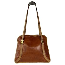Fendi-FENDI Handbags T.  Leather-Red