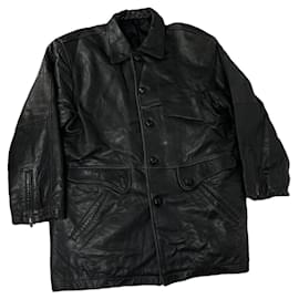 Autre Marque-KANSAI YAMAMOTO Coats T.International L Leather-Black