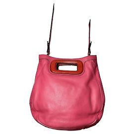 Sac à main en cuir rose Flamenco Loewe Rose