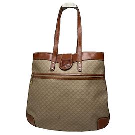 Céline Bolsa de mão de couro bege Celine Bege